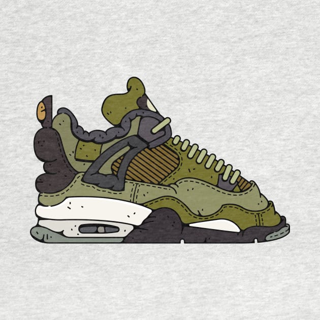 Air Jordan 4 Retro Craft Olive by Franjos